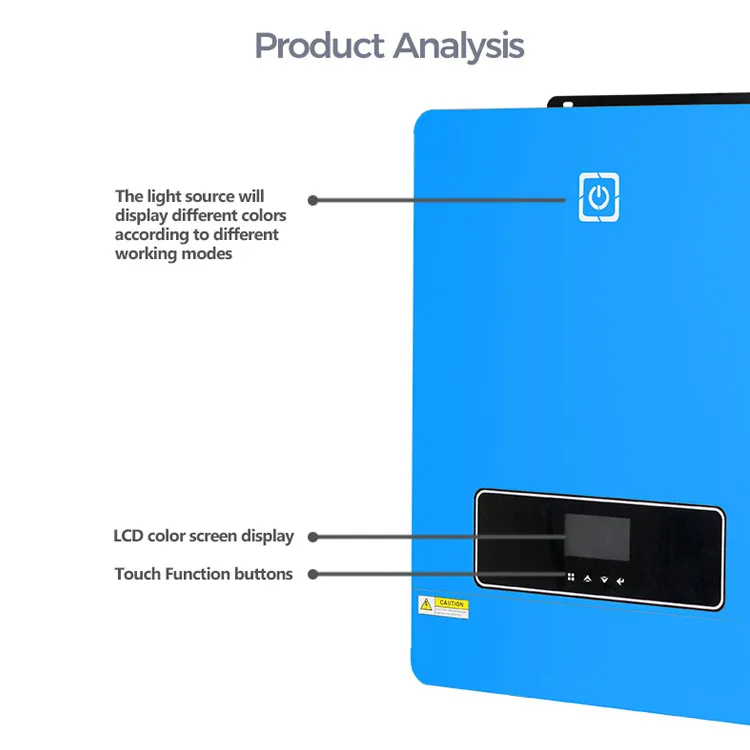 OEM All in One Solar Charge Controller Mppt Offgrid Smart Regulator Voltronic Hybrid Inverter