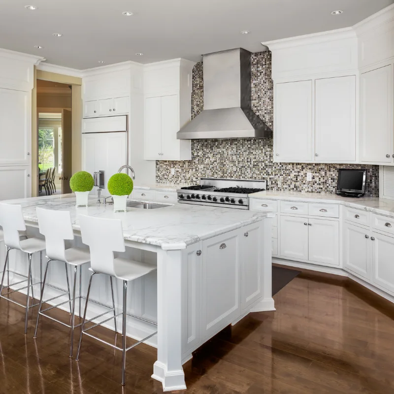 Modern Ready-Made Kitchen Cabinets with Sink - Complete Solution