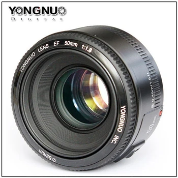 Top Sales YONGNUO YN50mm F1.8 canon Lens Large Aperture Auto Focus Lens for Canon 60D 70D 5D2 5D3 7D2 750D DSLR Cameras detail image