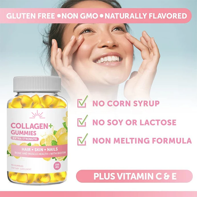 Gummies For Hair Growth Vitamine C Et Glutathions Gummies Supplement