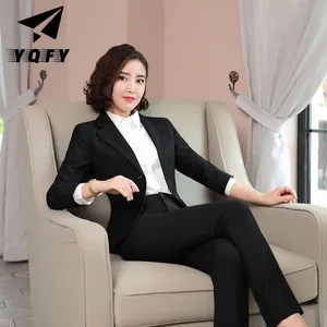 Women's Fashion Business Suit Single Breasted Tweed Tuxedo with Button Decoration Knitted Weaving Method Good Price Turkey Skirt