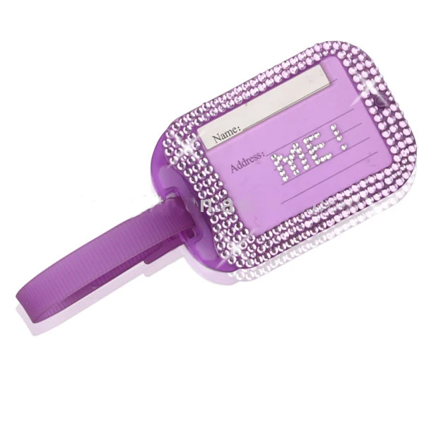Bling Crystal Diy Cheap Luggage Tags 