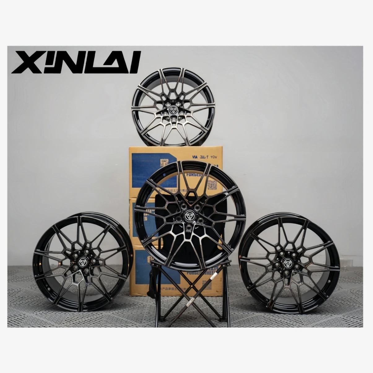 XINLAI 1-Piece Forged Wheel Deep Concave Design 40mm Lip Compatible 18-22inch for Benz Audi Audi Models 5x114.3 5x120 5x112 New - Image 1
