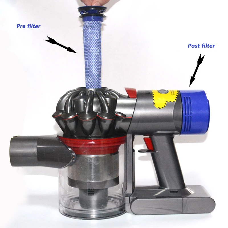 Vacuum Pre And Post Filters Replacement Compatible With Dysons V6 V7 V8