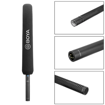 BOYA BY-PVM3000L Hot Selling Microphone Condenser Shotgun Studio Microphone Cardioid Handheld Mic for Interview Audio Camera detail image
