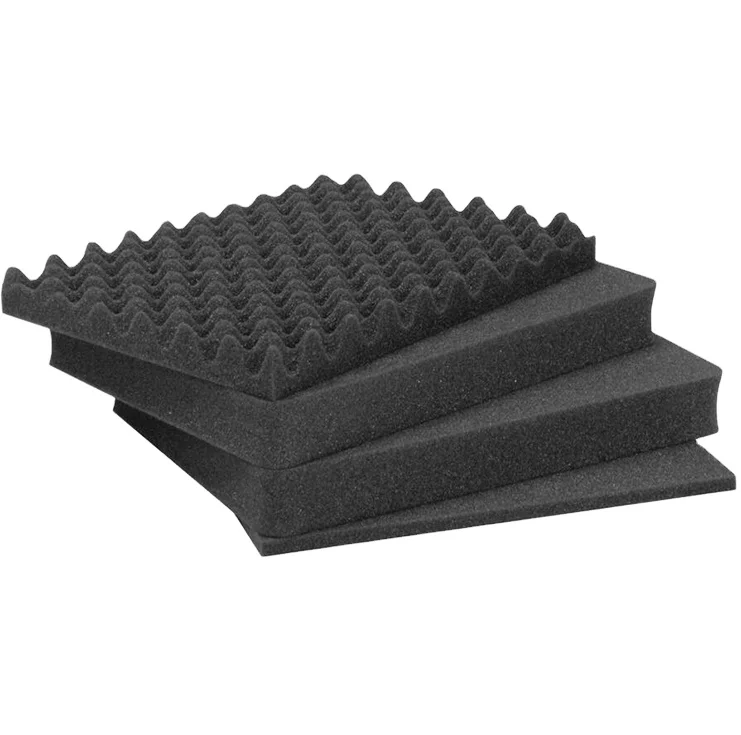 Protective Foam Inlay Wave Shape Polyurethane Material Soft Foam Insert Packing Foam