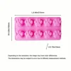 10 cat claw silicone cake mold-pink