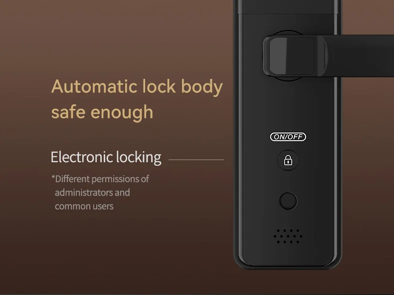 Keyless Entry System Smart Home Remote Control Tuya Camera WiFi Biometric Door Lock App Electronic NFC Door Lock