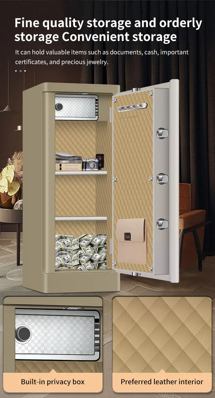 CEQSAFE Security Fingerprint Safe Home Digital Money Safe Box Anti-Theft Safe Box supplier