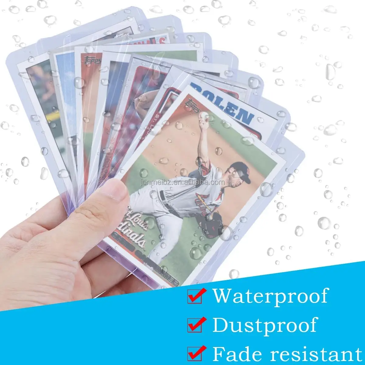 35pt Toploader Top Loader Topload 3x4 Trading Cards Sports Cards