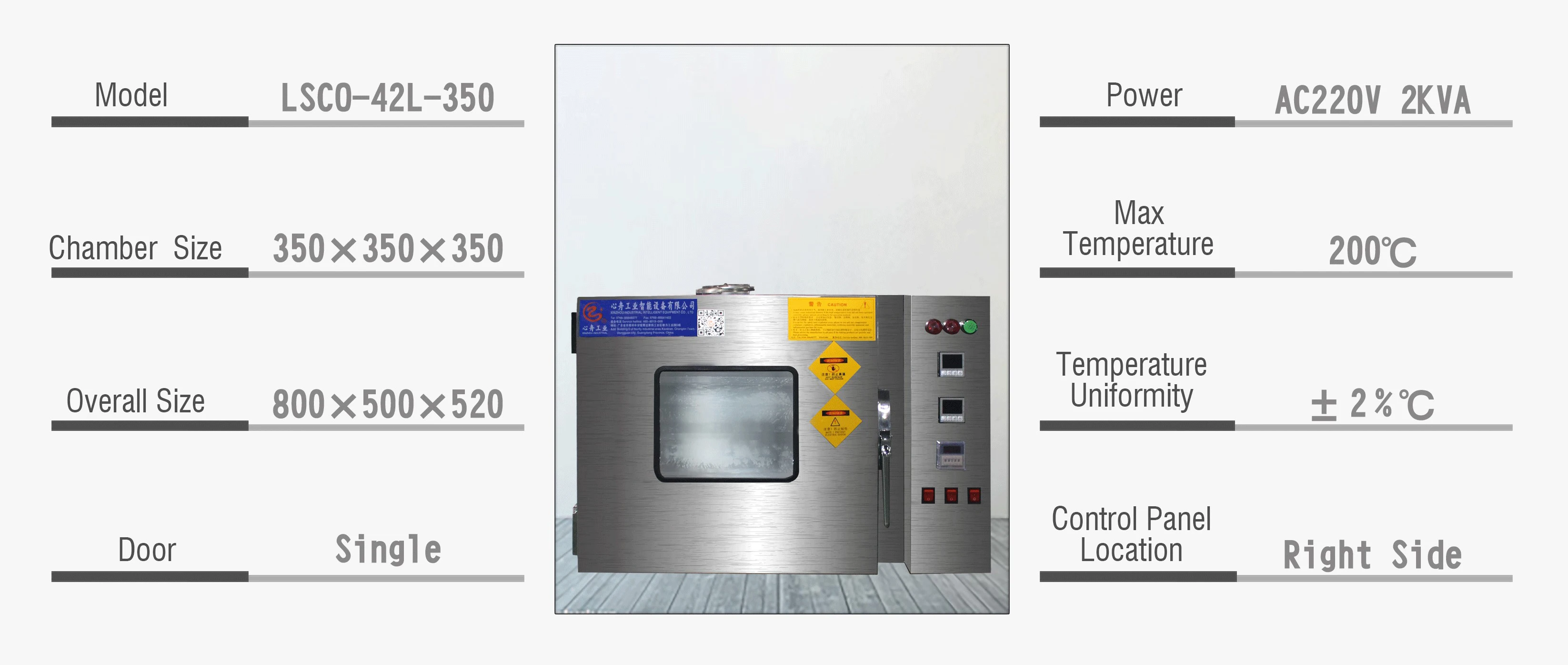 LSCO-42L-350 Hot Air Circulation Aging Test Machine For Laboratory Rubber Wire Cable