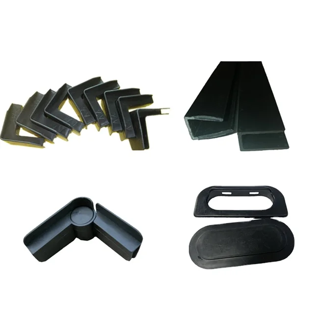 Черные/белые пластиковые угловые профили ESD для полипропиленовой коробки danpla