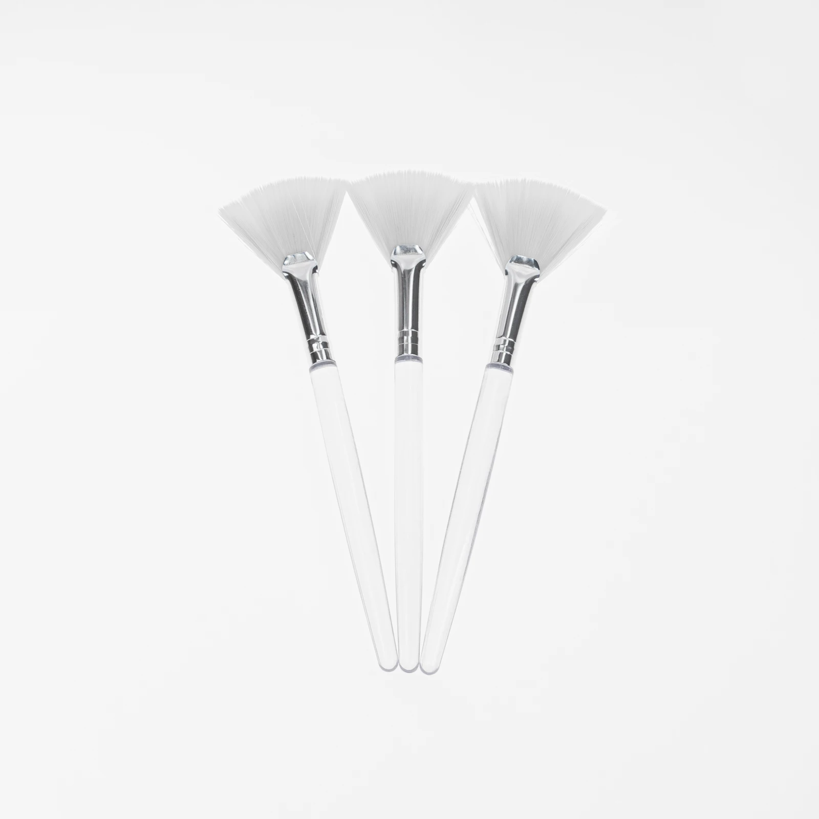 Hot Sale Fan Brushes For Facial Aesthetician Applicator Soft Beauty Spa