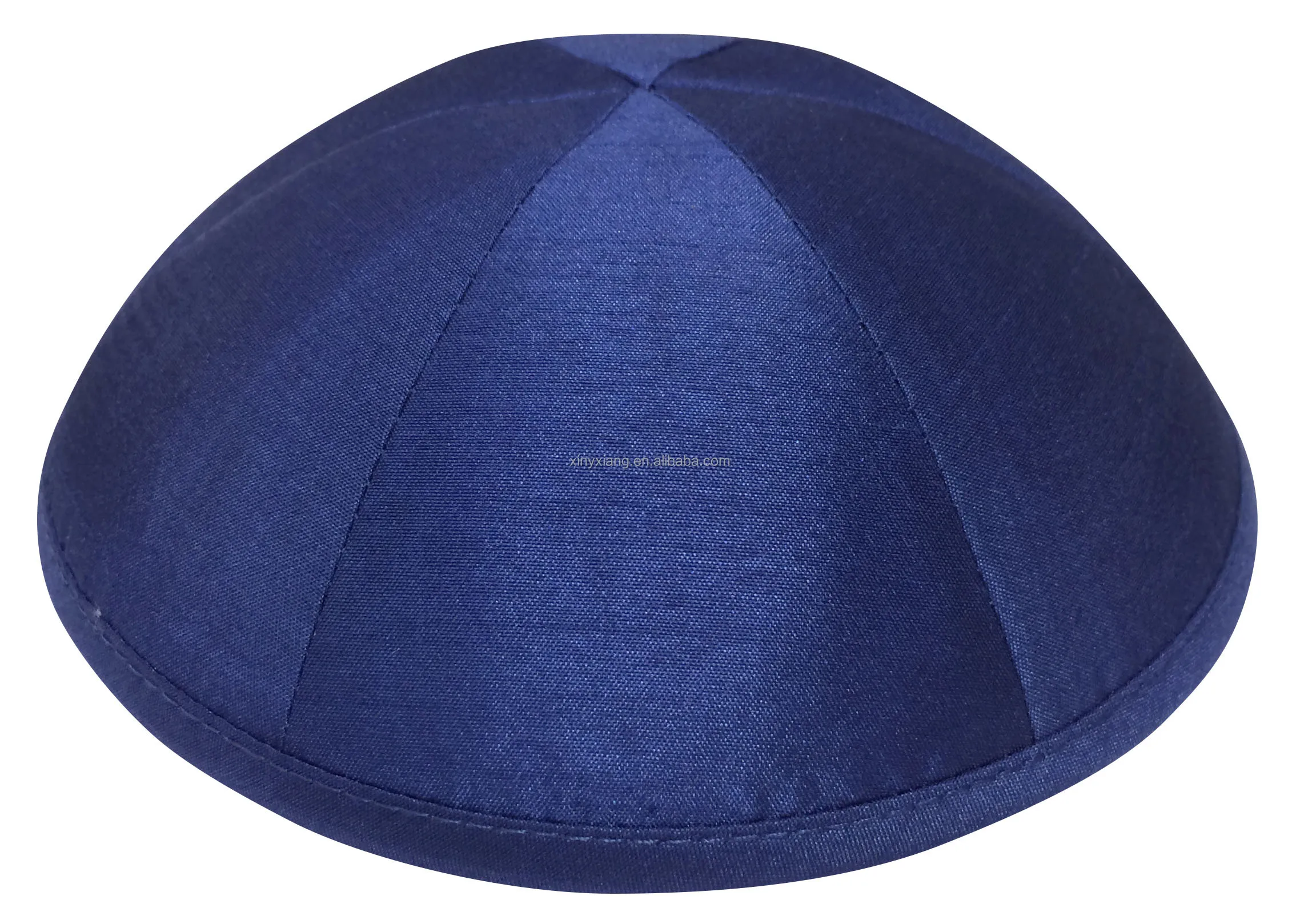 Factory Wholesale Six Panel Linen Kippah,Yarmulke,Satin Yarmulkes 6
