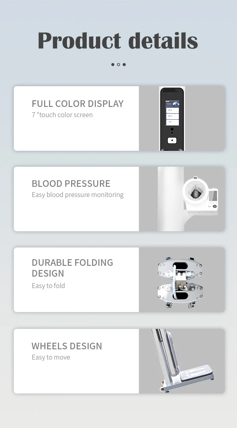 SONKA New Price Bmi Coin Operated Digital Pharmacy Machine Height Weight and Blood Pressure factory