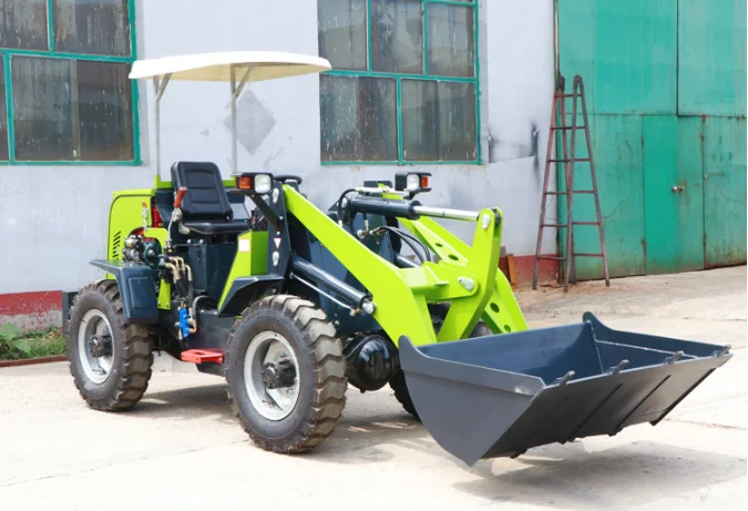High Quality New Design 4 WD Mini Loader Electric or diesel Engine China Loader  Price for Sale