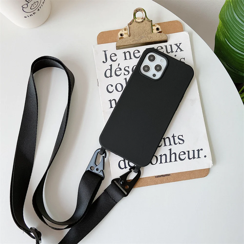 Fashionable Women's Crossbody Strap Case, Suitable For IPhone 16 15 14 13 11 Pro Max 8 7 Plus, Travel-Friendly Phone_voghion.com