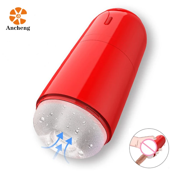 2 In1 Smart Telescopic Male Masturbator - Deep Throat Sucking Pocket Pussy Sex  Toy for Men, CE Certified Quality