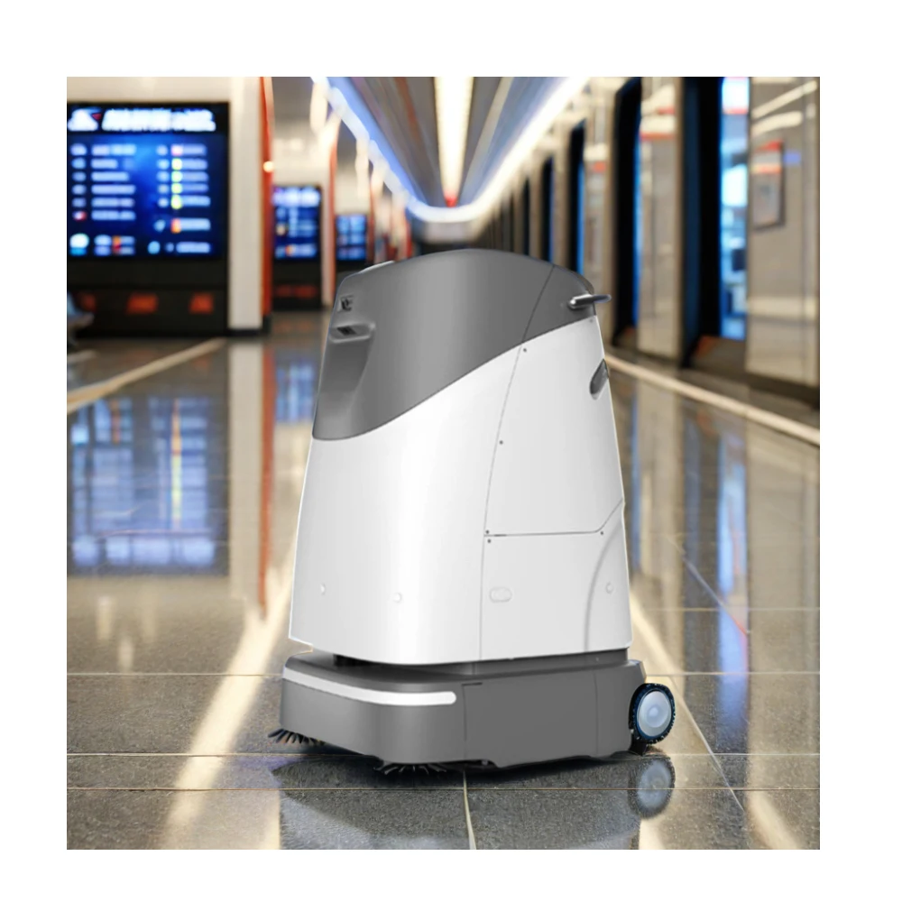 SC50 Driverless Intelligent Cleaning Robot Commercial Industrial Floor  Washer Machine Mop Vacuum Sweeping Cleaning Robot Motor