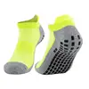 Chaussettes basses gris vert fluo
