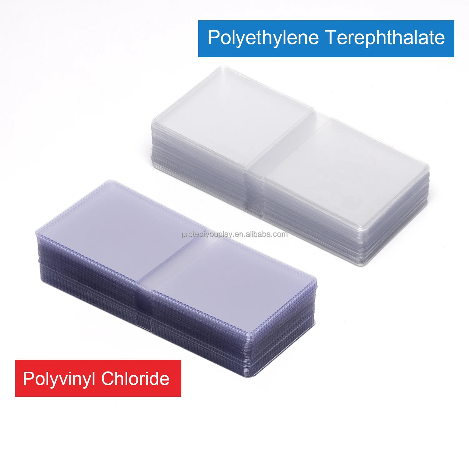 卸売カスタム 2x2・2.5x2.5インチ ダブルポケットビニールコインフリップ、PVCプラスチック製 コイン収納ホルダー