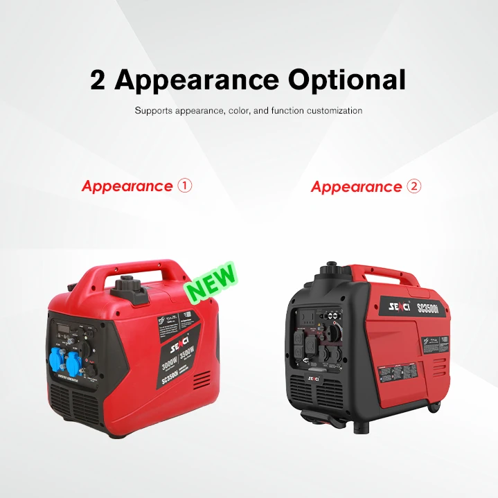 Senci Petrol Portable Inverter Generator 3000w Silent Gasoline Generator 3500 Watt Light Weight for Home Camping