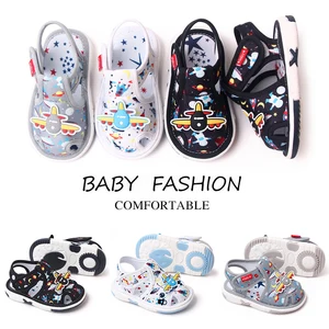 New Arrival Airplane Design Sound Baby Toddler Prewalker Shoes Sound Walking Shoes Sandals