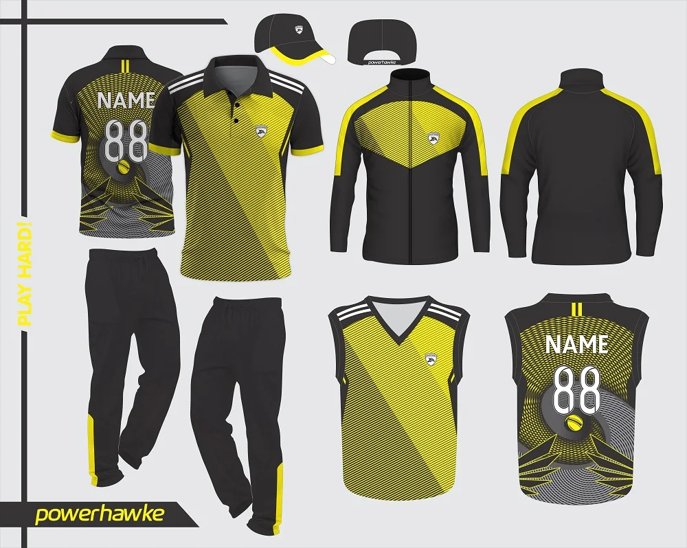 Full Cricket Uniform Set - Customized Print Logo Team Name
