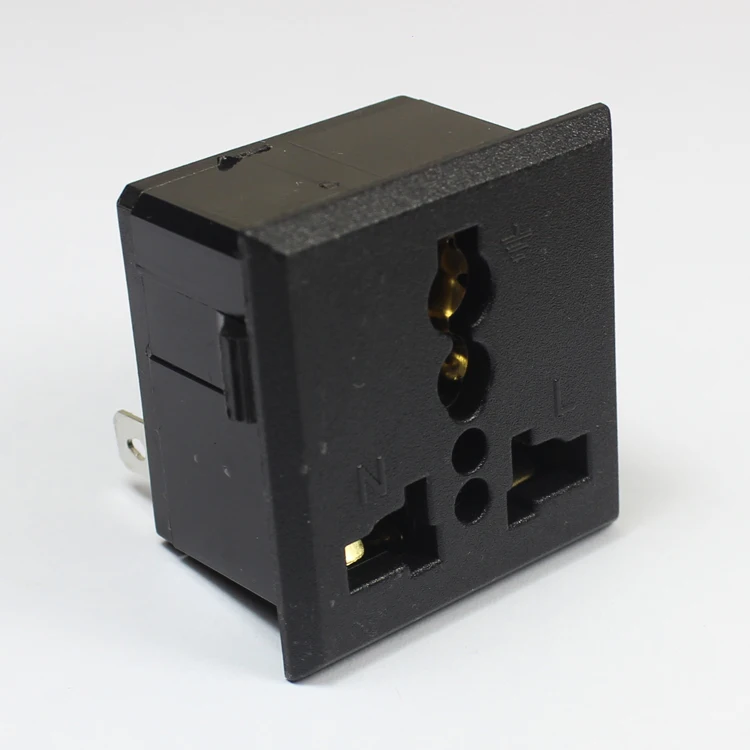 Multiple Plug Jack Sewing Machine Socket PCB Mount AC Power Socket