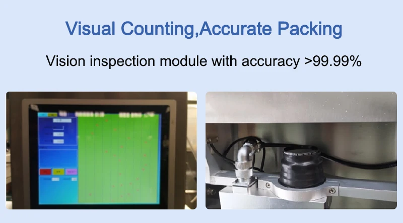 Camera Inspection Capsule Packaging Counter CCD Visual Tablet Counting Machine