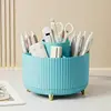 360° Soporte giratorio para lápices de maquillaje [Azul cielo]