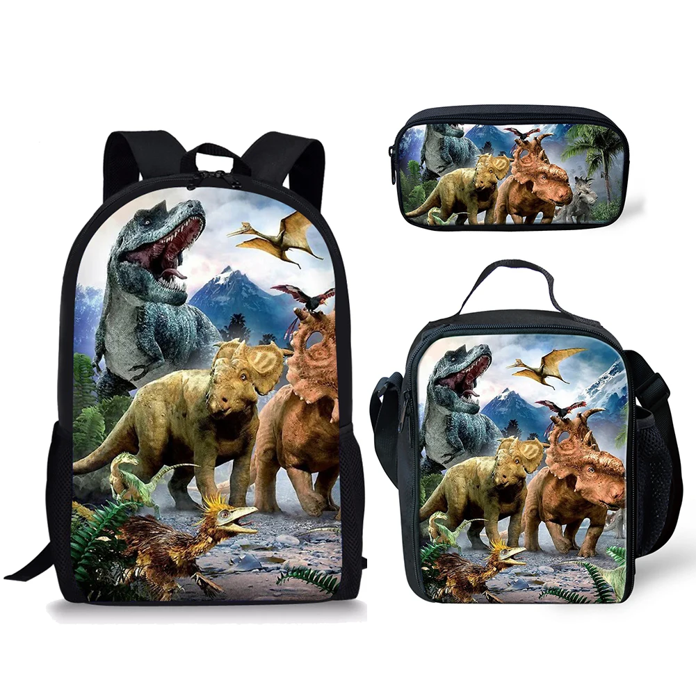 dinosaur backpack set