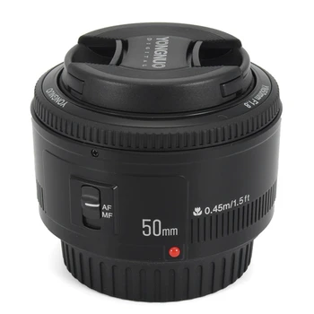 Top Sales YONGNUO YN50mm F1.8 canon Lens Large Aperture Auto Focus Lens for Canon 60D 70D 5D2 5D3 7D2 750D DSLR Cameras detail image