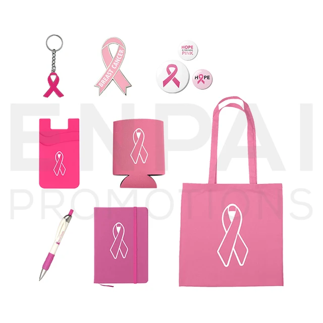 2025 New Promotional Items for Charitable Organization Gift pink Ribbon Giveaway