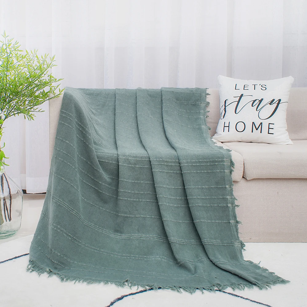 130 150cm 100 Cotton Home Decor Woven Super Soft And Comfortable Comforter Quilt Nap Spring Summer Blanket Bed Sofa Office Buy Blanket Throw Blanket Woven Blanket Product On Alibaba Com