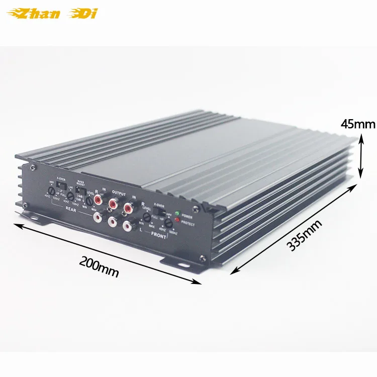 カーオーディオアンプ12v Rms50WクラスABフルランパワーアンプ4