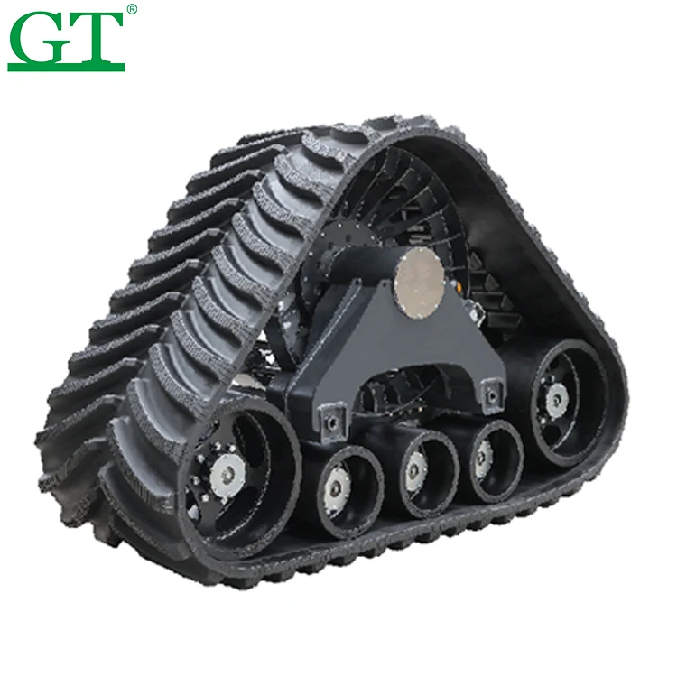 Harvest Machine Triangle Crawler Track System Replace Tyre Rubber Track Wheel for Claas Case Ih Farm Tractor Agri Crawler Tracks