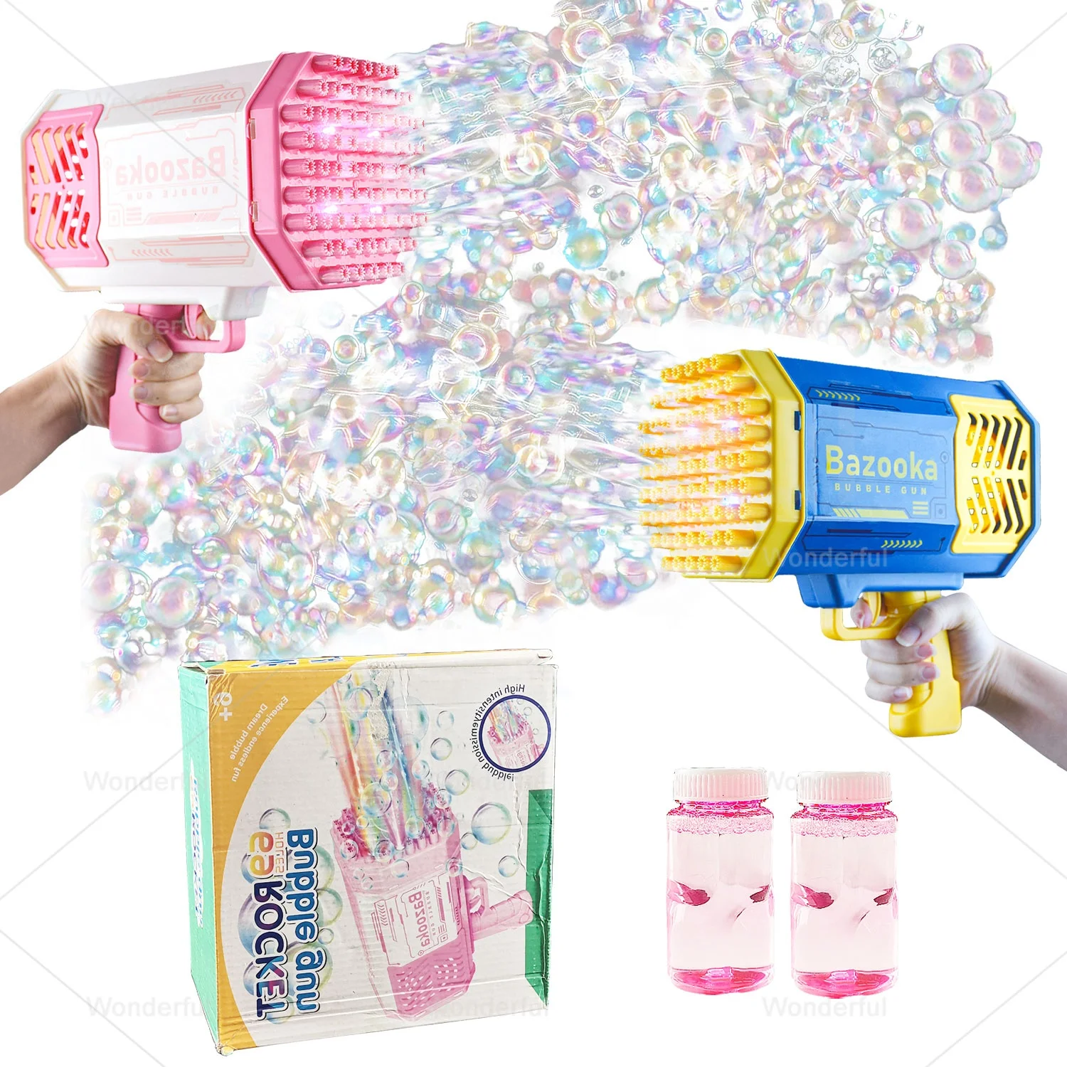 The Bazooka Gubble LED Bubble Gun | Includes Bubble Solution