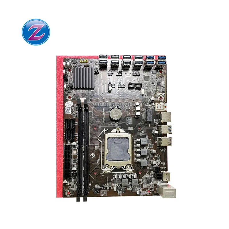 12gpu B250 профессиональная материнская плата 12 Gpu Pcie видеокарты материнская плата I3/i5/i7 Lga 1151 материнская плата