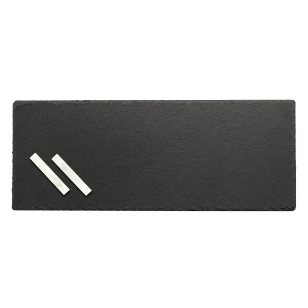 Natural Rectangle Black Charcuterie Board Serving Plates Tray And Tasty