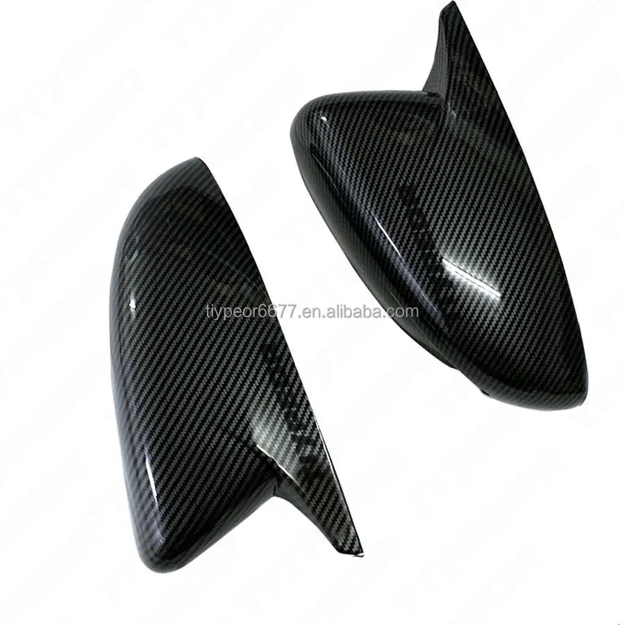 product tiypeor rearview mirror cover shell housing car accessories for kia forte k3 2013   2018 abs carbon ox horn side mirror cover-5