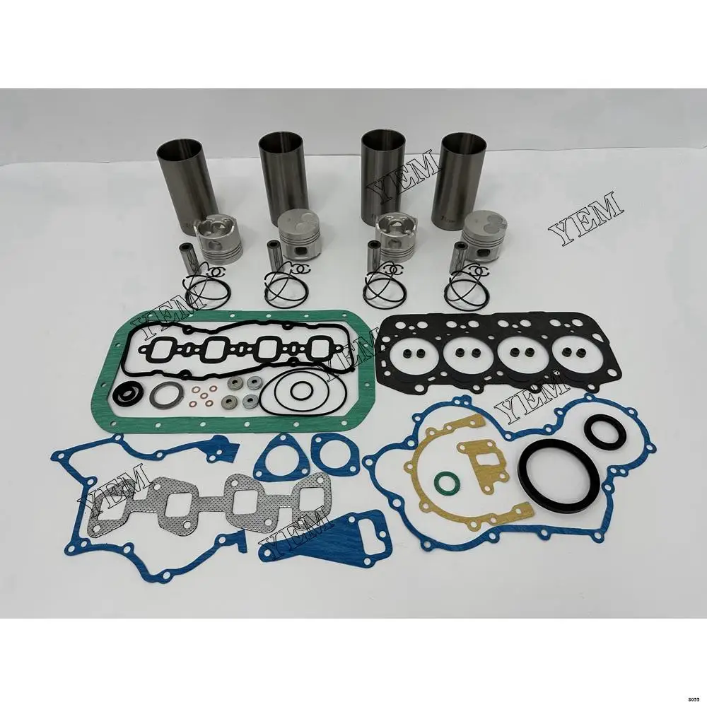 1DZ-3 Rebuild Kit With Cylinder Gasket Piston Ring Liner for Toyota