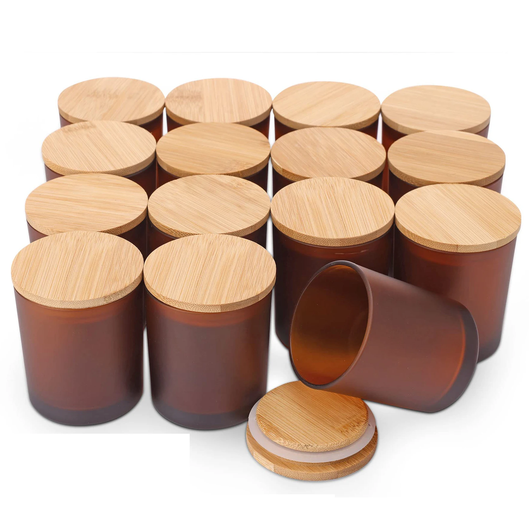 12 Oz Frosted Vessel Frosted Glass Candle Vessel Frosted Vessels For