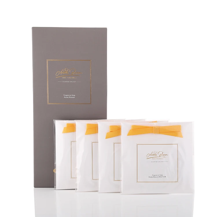 Wholesale Low-Priced Hanging Ribbon Paper Bag Scented Sachet Incense Fragrance Home Decoration Air Freshener Pouch