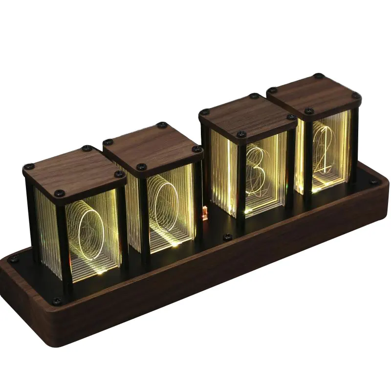 Hot Quasi Flow IPS Color Screen Desk & Table DIY Display Rgb Glow Timer Alarm Nixie Tube Digital Clock
