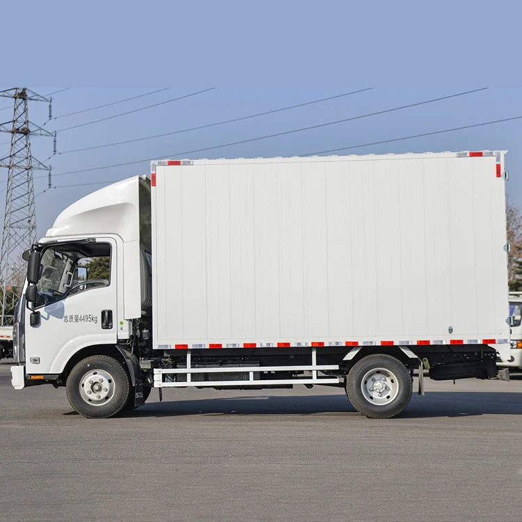 ISUZU ELF M600 5-7 Tons Diesel Mini Truck 4X2 Light Cargo Lorry Manual Transmission Rear Camera Euro 2 Left New Used