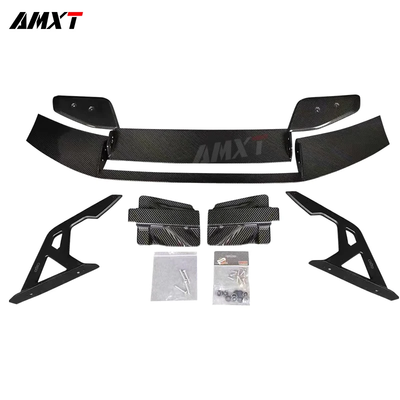 ADR Dry Carbon Rear Wing Spoiler For BMW M2 M3 M4 Excellent Quality and Fitment with Aluminum Alloy Bracket Exterior Accessory