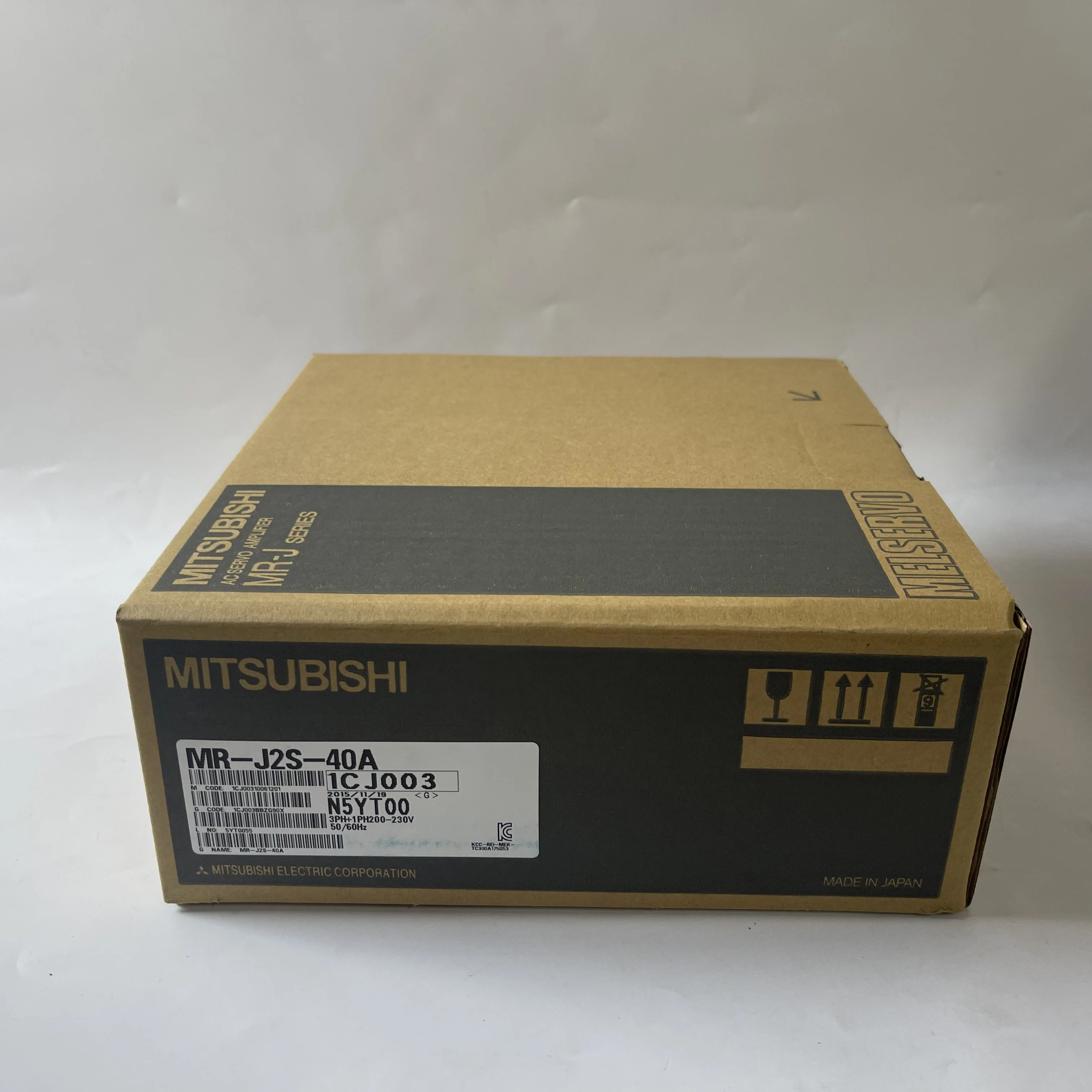 MITSUBISHI AC Servo Amplifier MR-J2S-40A MITSUBISHI AC Servo Amplifier MR-J2S-40A