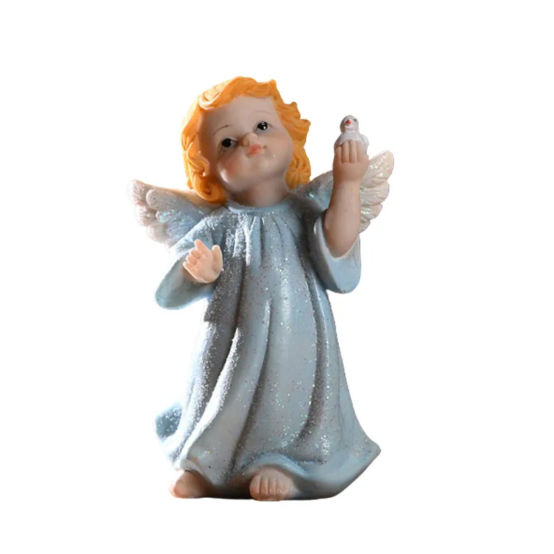 Memorial Cherub Baby Angel Statues Figurines Loves Cupid Angel Home Decor