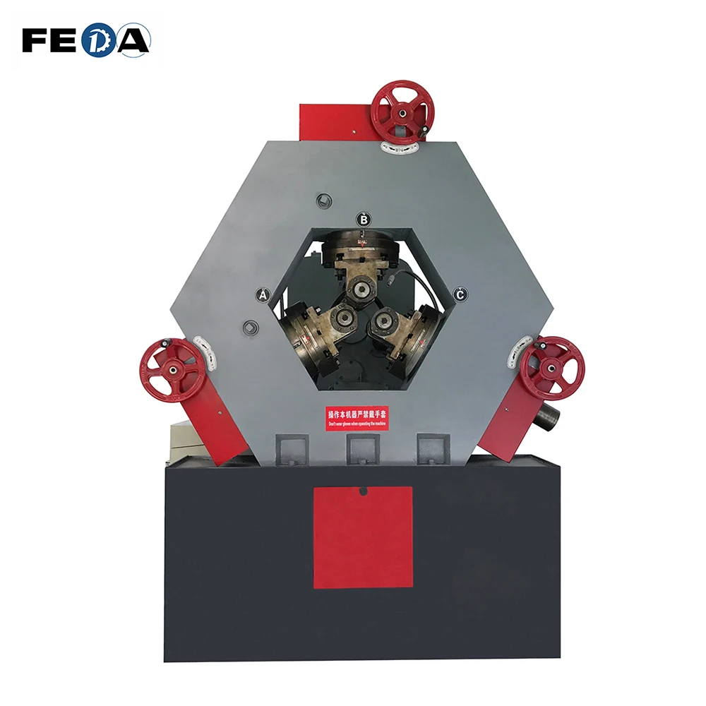FEDA FD-60F Tie Rod Auto Threading Machine Small Cam Thread Rolling Machine for Making Thread on Motorcycle Parts